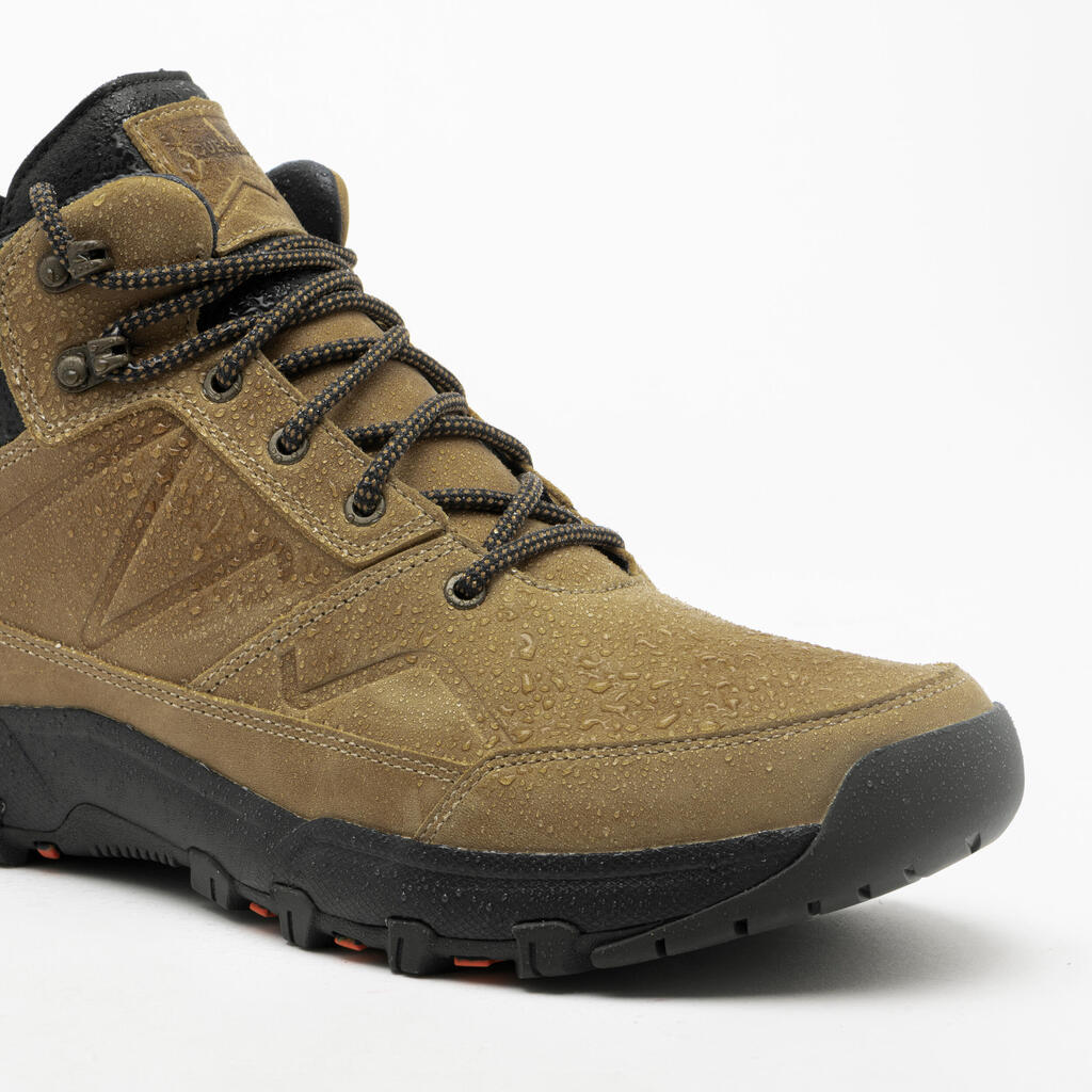 Men’s Hiking Boots - NH500 Mid Leather WP